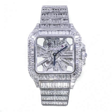 cartier skeleton diamond|cartier skeleton bust down.